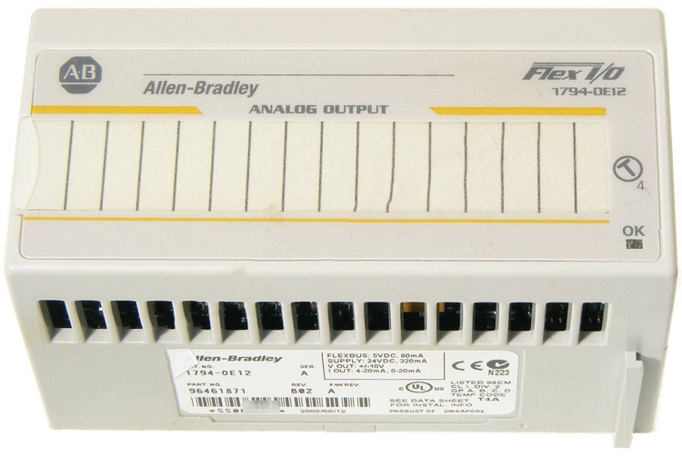 1794-OE12 New Allen Bradley FLEX Analog Output Module